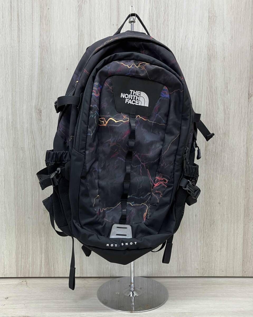 THE NORTH FACE HOT SHOT Black Trail Glow Print ザ ノース フェイス ホット ショット ブラック トレイル グロー プリント 藤沢大庭店