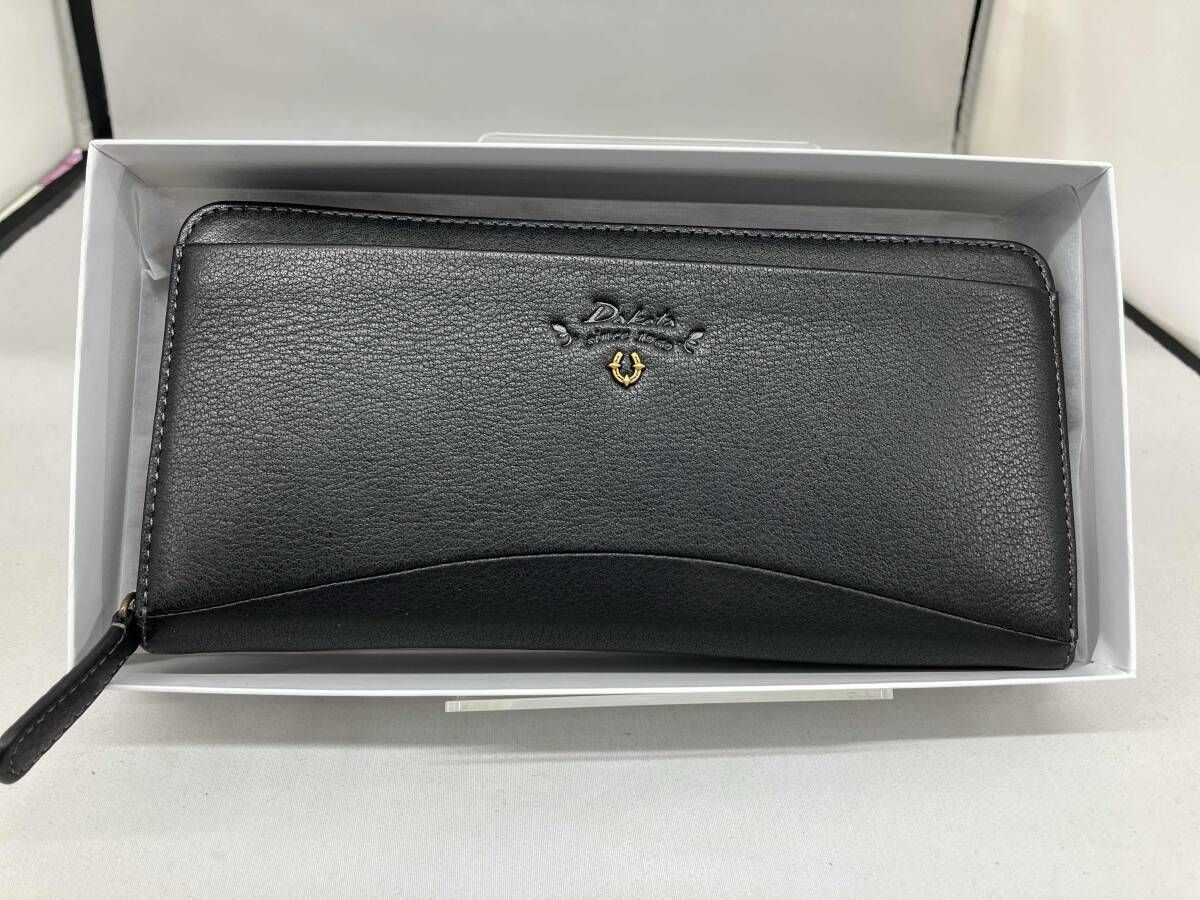 Dakota 0031762 ダコタ バイブリー ラウンドファスナー 長財布 ブラック レザー 牛革 レディース ウィリアム モリス 9,856円