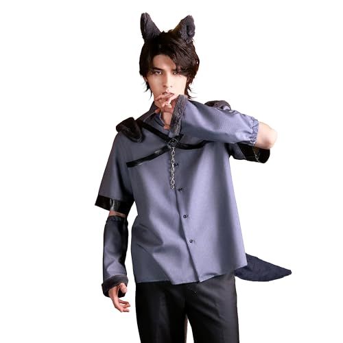 クリアストーン(Clearstone) コスプレ ハロウィン アイアンウルフ メンズ ネイビーpms