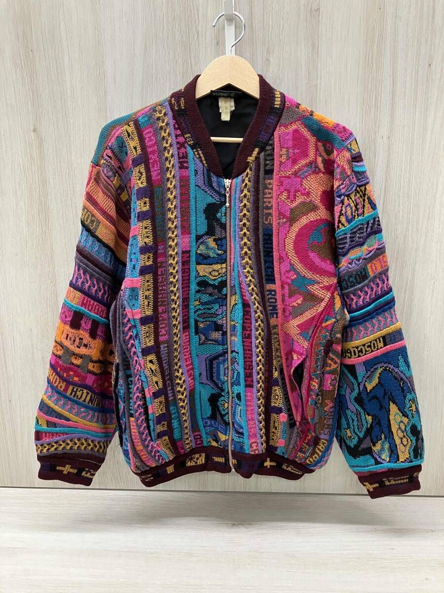 ★COOGI クージー マルチカラー 3Dニットジップジャケット Sサイズ 14,960円