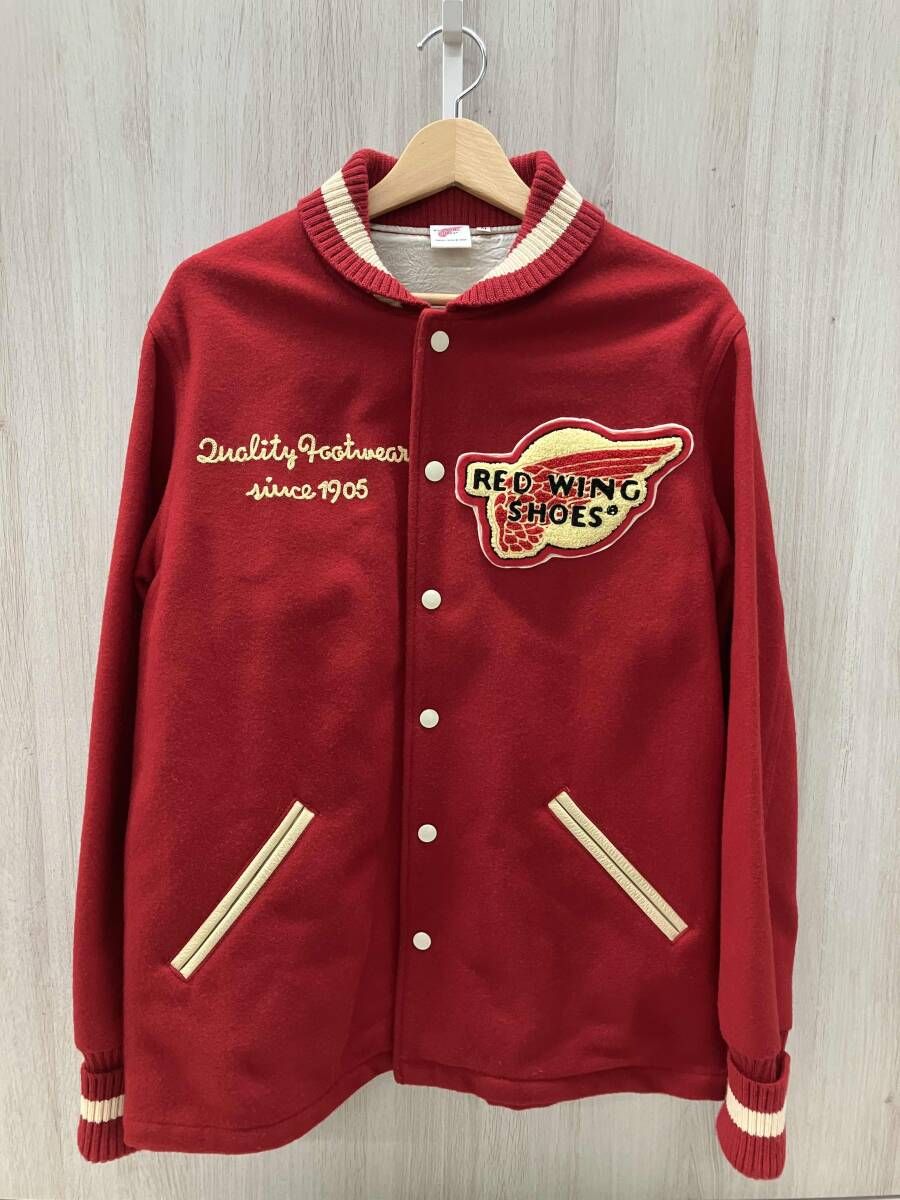★RED WING レッドウィング スタジアムジャンパー 刺繍ロゴ スタジャン サイズM