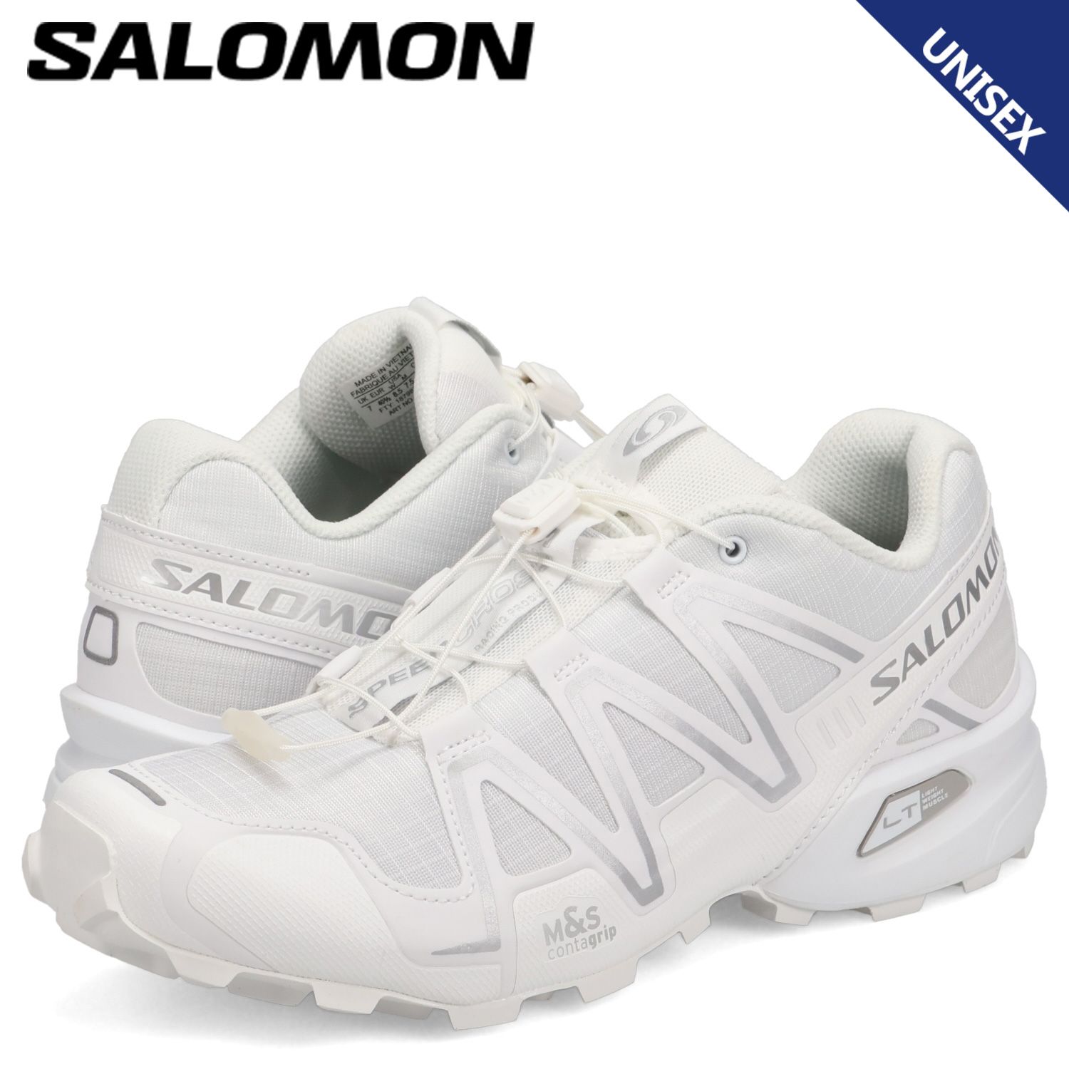 サロモン SALOMON スニーカー メンズ レディース SPEEDCROSS 3 L47587900、WHT/L