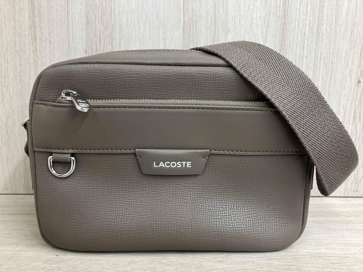 LACOSTE ショルダーバッグ ベージュ