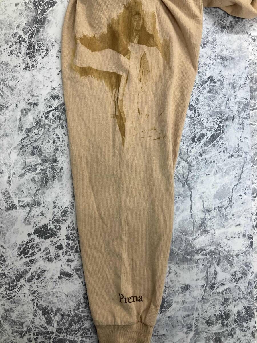 藤井風 / ふじいかぜ 長袖Tシャツ ベージュ サイズL Faded Prema