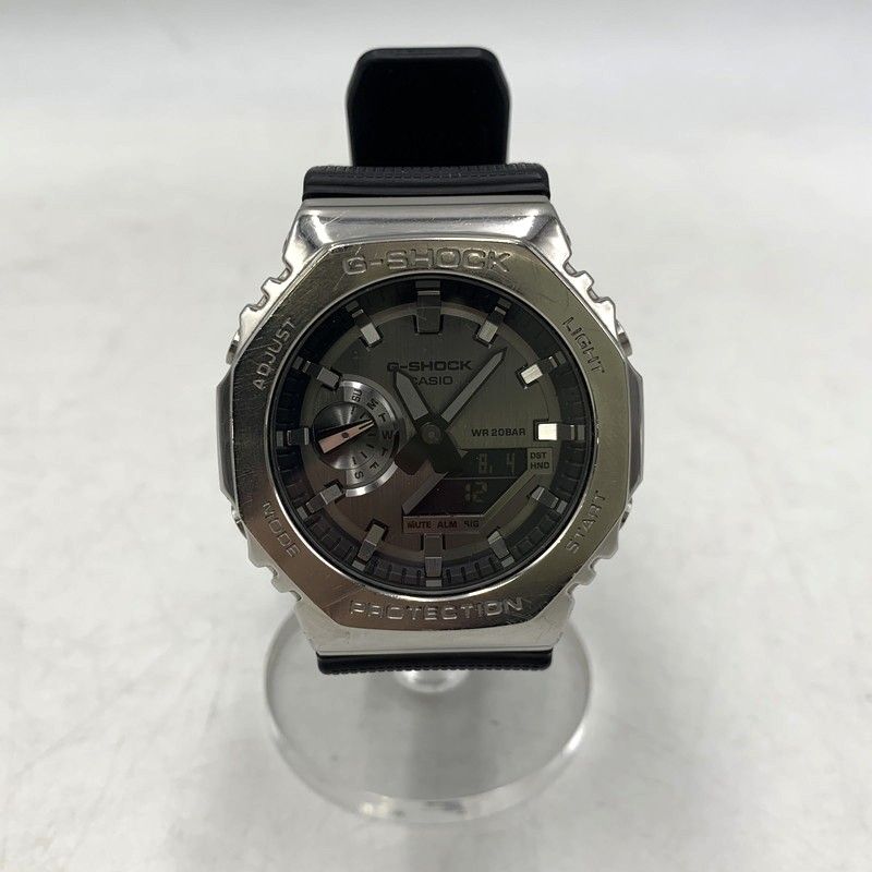 中古品】 G-SHOCK ジーショック GM-2100-1AJF 2100 SERIES アナデジ 