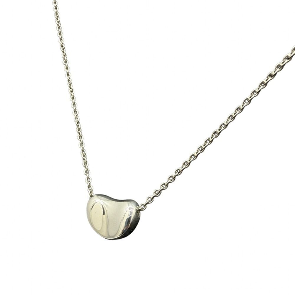 Tiffany&Co. ティファニー ビーンネックレス スモール スモールサイズ SV925 シルバー エルサペレッティ ビーン 豆 ジュエリー ペンダント レディース 女性用 【ブランドギャラリー東心斎橋店】