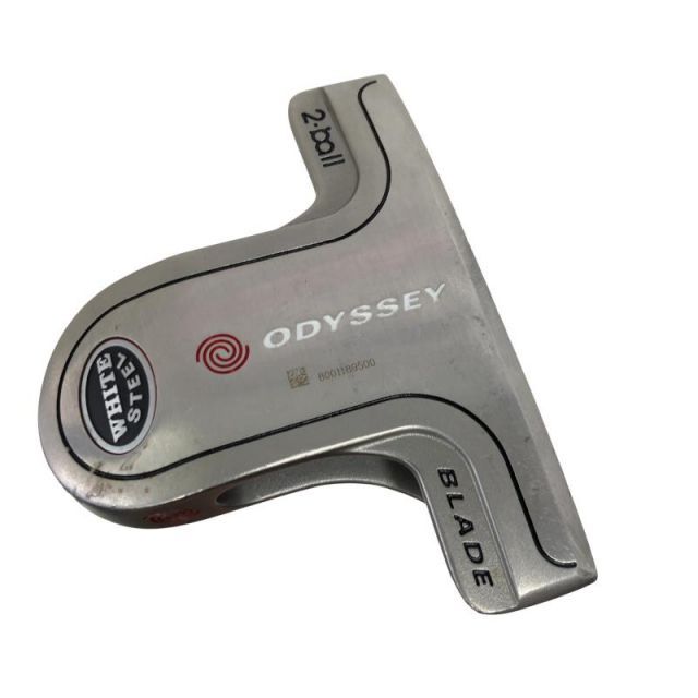 【中古】 オデッセイ WHITE STEEL 2・ball BLADE 34インチ パター PT スチール (フレックスその他) メンズ 男性用 右利き 右用 Cランク ゴルフクラブ