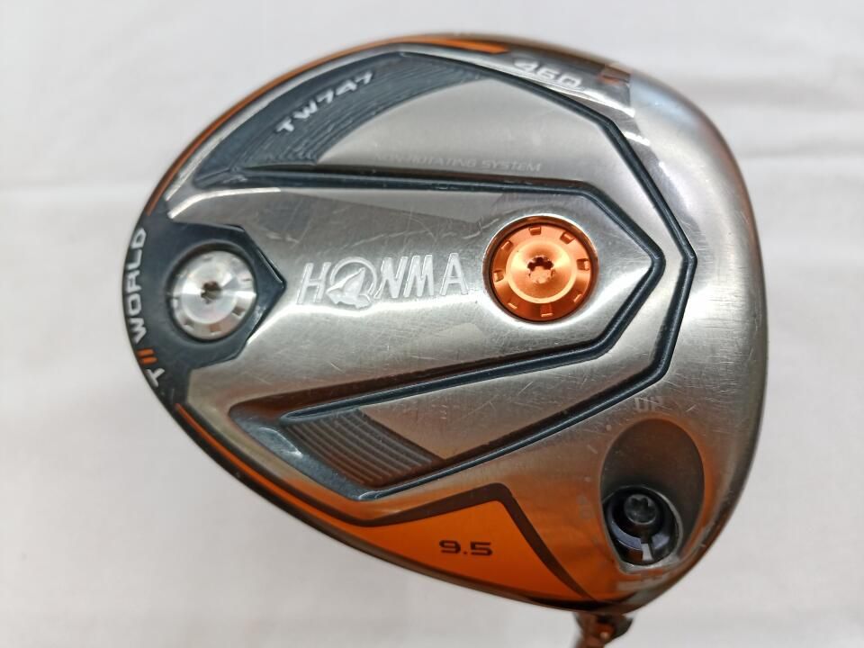 ホンマゴルフ　TOUR WORLD TW747 460　9.5度　VIZARD For TW747 50　Sフレックス　ドライバー　中古　ゴルフドゥ！福山王子店【最短即日発送】