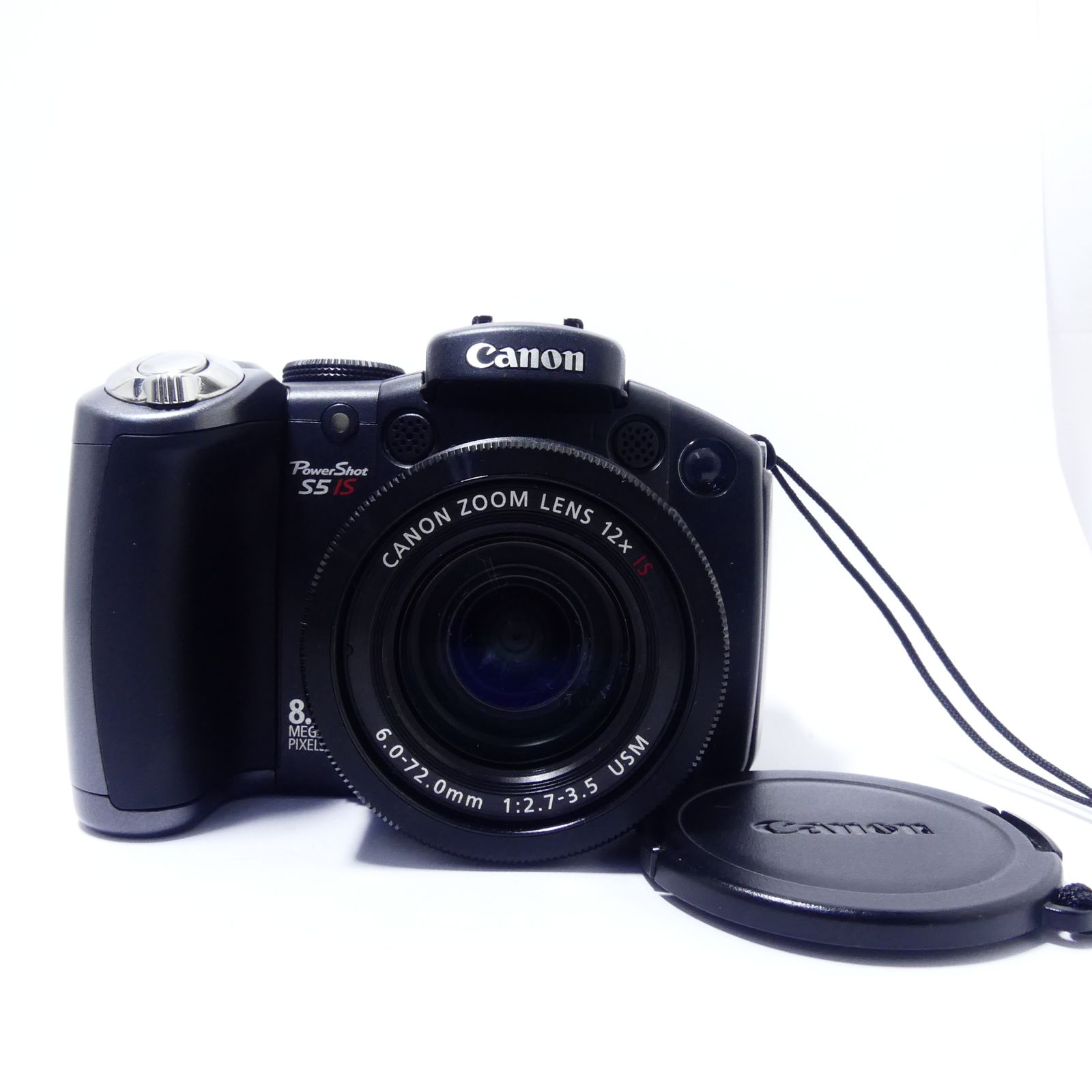 Canon PowerShot S5 IS 6.0-72.0mm 1:2.7-3.5 USM 簡易動作確認済み やや難有 デジタルカメラ コンパクトカメラ コンデジ