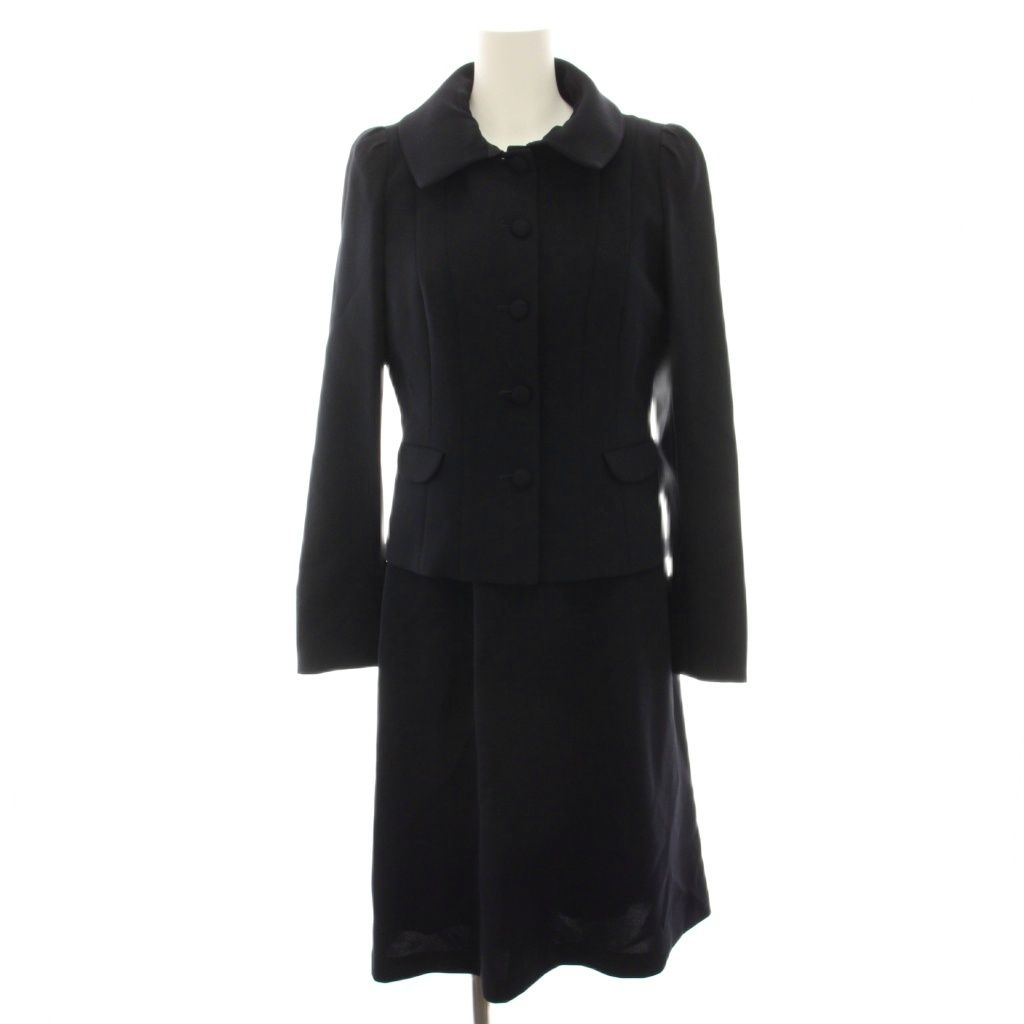 トゥービーシック TO BE CHIC セットアップ フォーマル ワンピース ひざ丈 半袖 ジャケット ブレザー 40 42 紺 ネイビー /HN ■GY62 15,675円