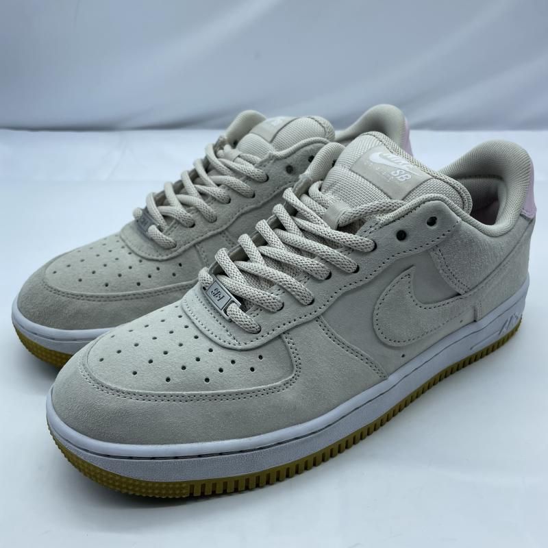 【中古】NIKE AIR FORCE 1 LOWLight Orewood Brown and Pink Foam サイズ27.5cm ベージュ HM8517-100 ナイキ[19]