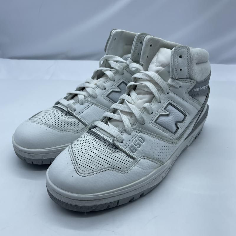 【中古】New Balance 650 ホワイト BB650RVW サイズ28cm ニューバランス[19]
