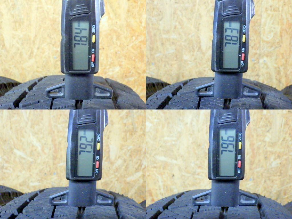 【SW228】17E●送料無料●2024年製造 約8.5部山●BS BLIZZAK VRX2●185/60R15●4本 26104692