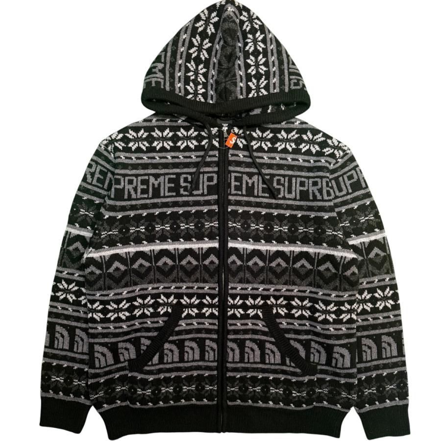 【新古品】サイズ【L】シュプリーム×ザノースフェイス Supreme×THE NORTH FACE 22AW／ TS Faire Isle F／Z Hooded Sweater ／ジップアップニットセーター ／NT52212I　 8065000237360