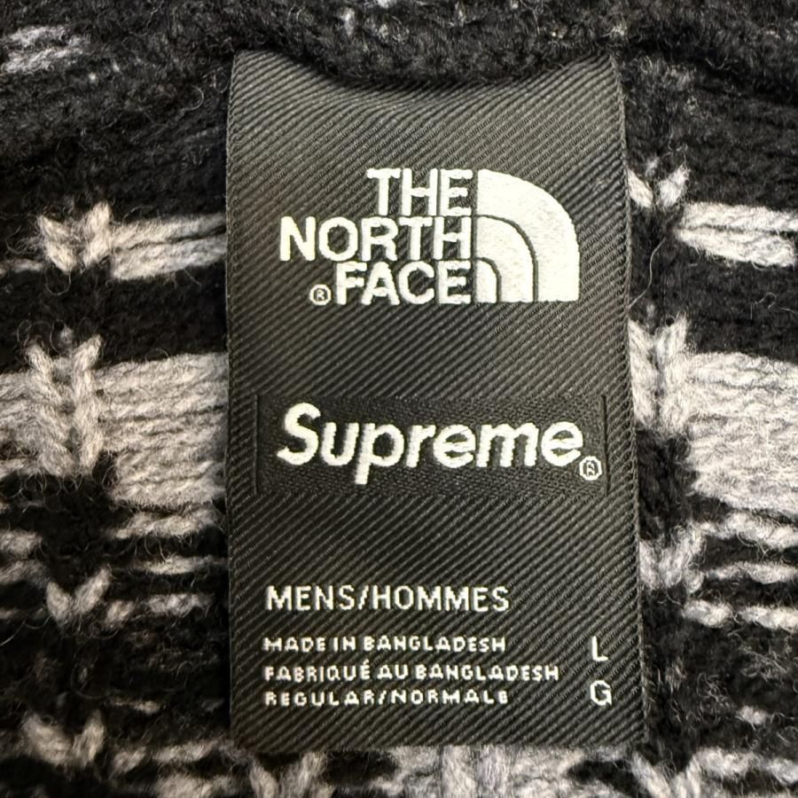 【新古品】サイズ【L】シュプリーム×ザノースフェイス Supreme×THE NORTH FACE 22AW／ TS Faire Isle F／Z Hooded Sweater ／ジップアップニットセーター ／NT52212I　 8065000237360