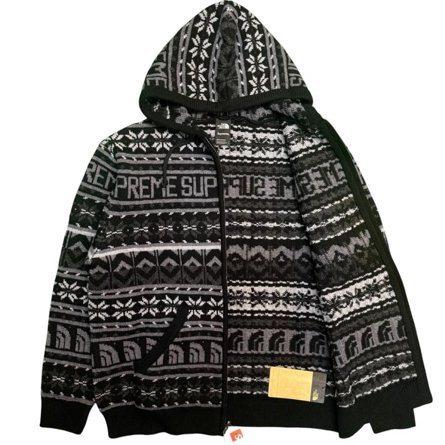 【新古品】サイズ【L】シュプリーム×ザノースフェイス Supreme×THE NORTH FACE 22AW／ TS Faire Isle F／Z Hooded Sweater ／ジップアップニットセーター ／NT52212I　 8065000237360