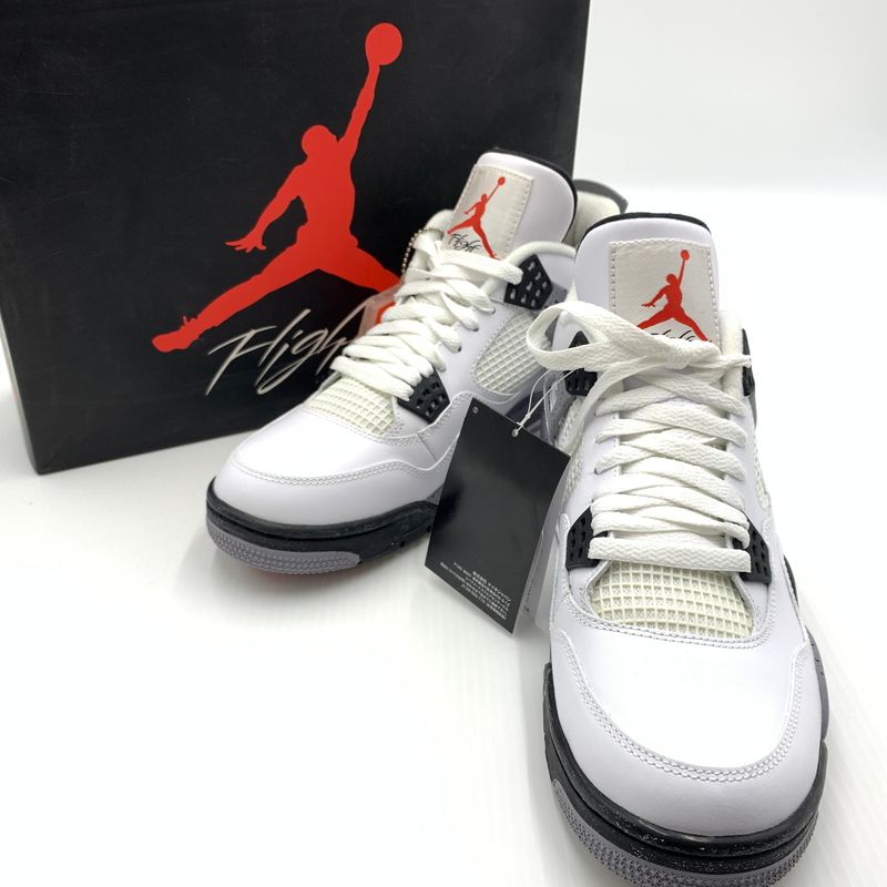 【中古品】 NIKE ナイキ AIR JORDAN 4 RETRO WHITE CEMENT 2012 308497-103 エアジョーダン4 レトロ スニーカー 靴 シューズ 【160-260804-ko-02-tei】 16,500円