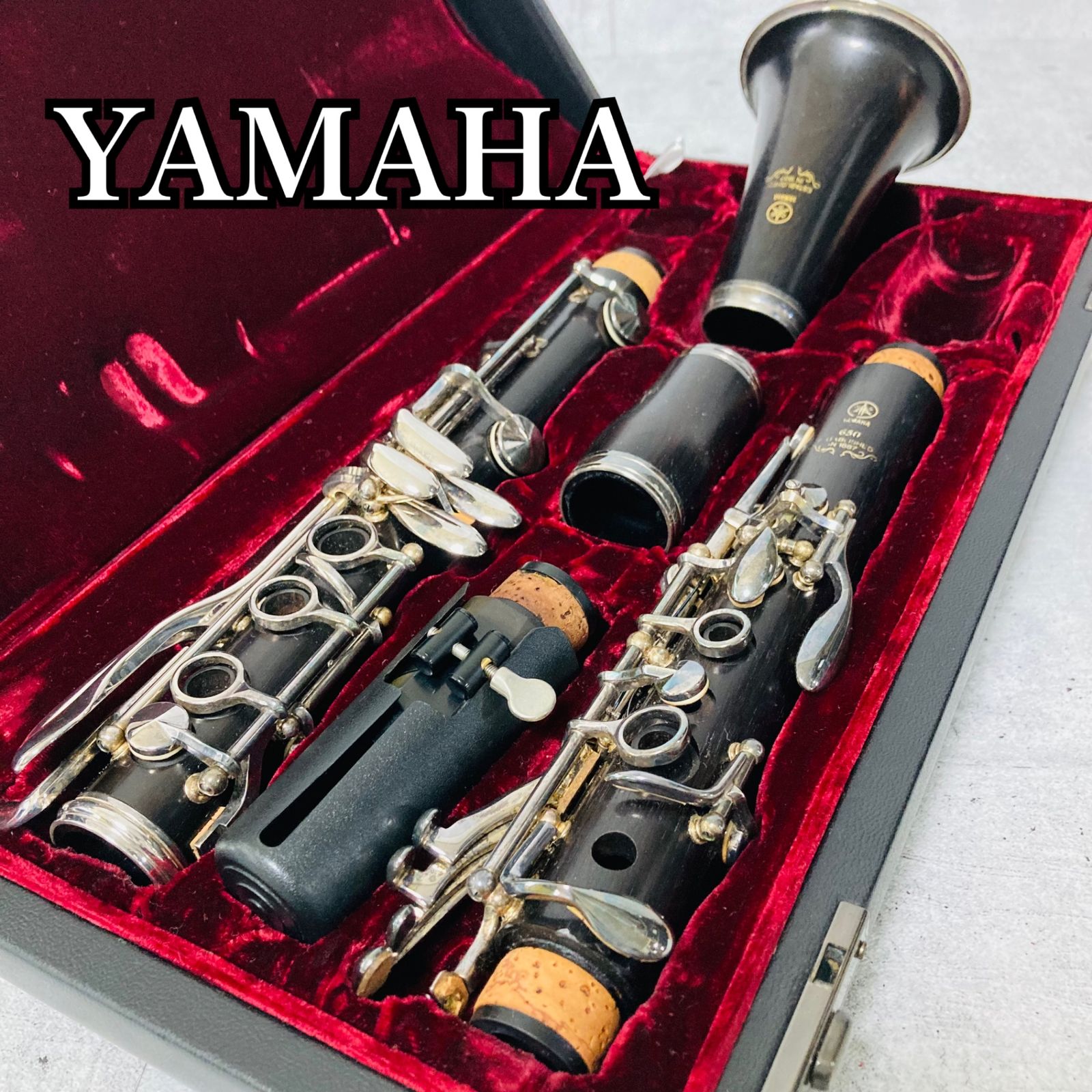 【中古】 YAMAHA ヤマハ YCL-650 クラリネット B♭ マウスピース入門 初心者 木管楽器 吹奏楽 ケース KG-40