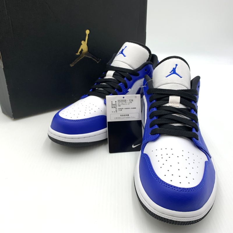 【中古品】 NIKE ナイキ AIR JORDAN 1 LOW GAME ROYAL 553558-124 エアジョーダン1 ロー スニーカー 靴 シューズ 【160-260804-ko-06-tei】