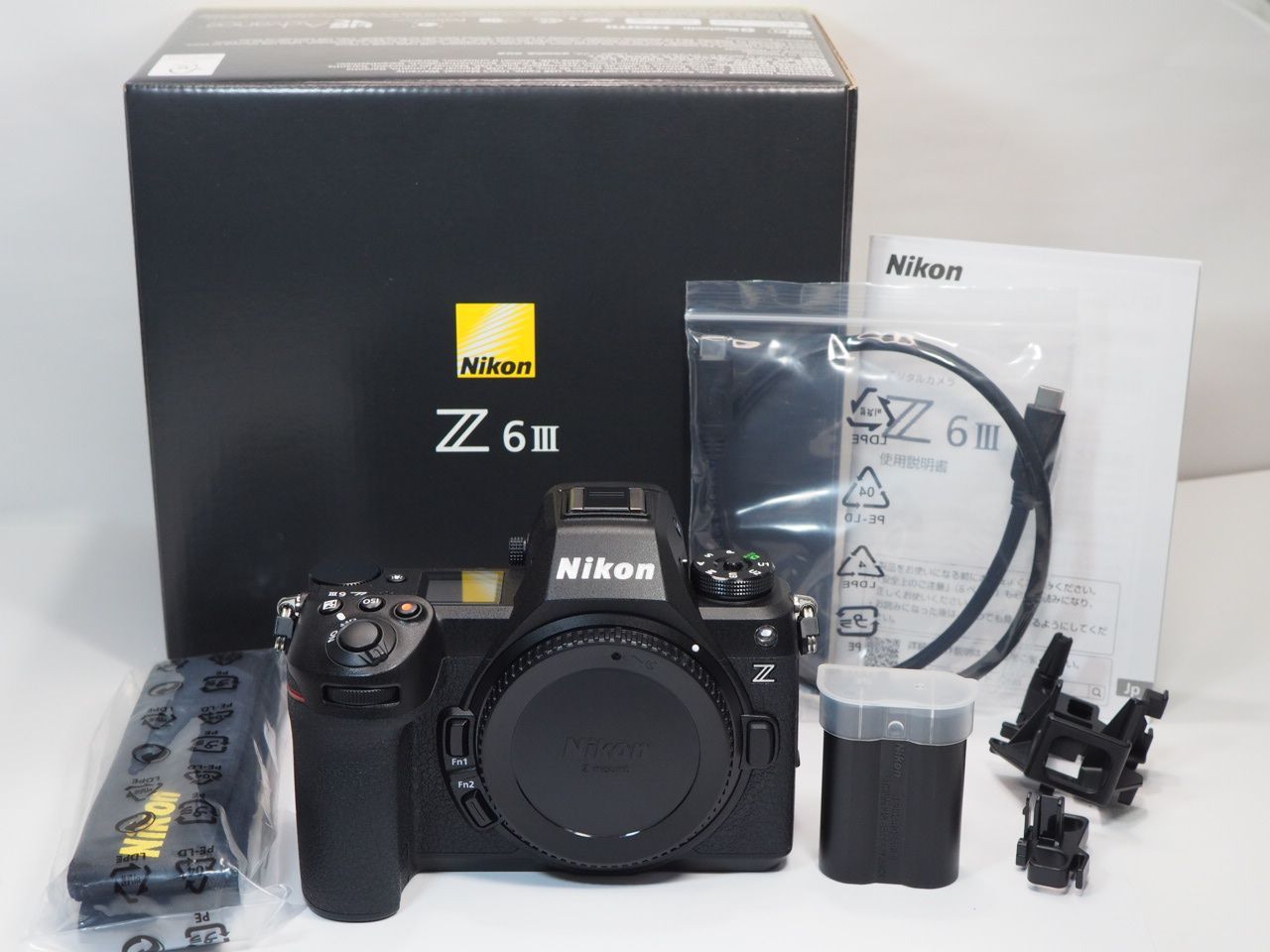 送料無料 美品 Nikon Z6Ⅲ ボディー 付属元箱一式 ニコン 管NI9722