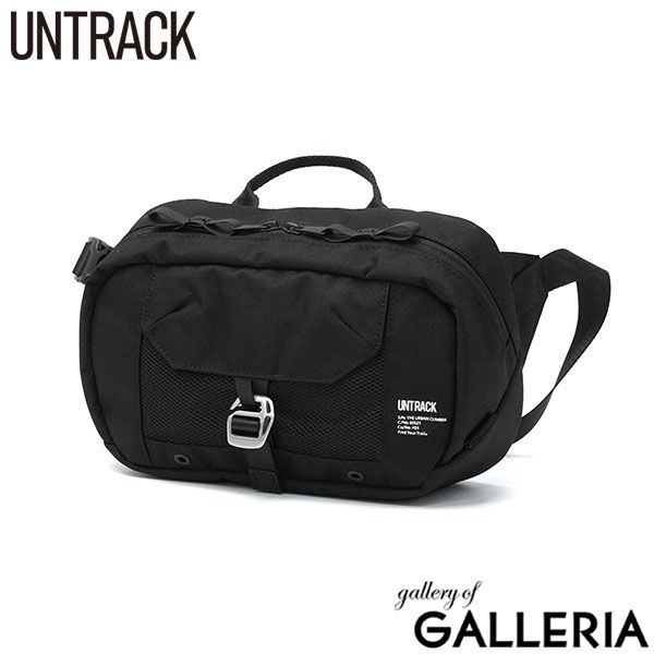 アントラック ボディバッグ メンズ レディース ウエストバッグ UNTRACK 斜めがけ 軽量 ブランド A5 3L ショルダー バッグ おしゃれ 斜めがけバッグ THE URBAN CLIMBER Waist Pouch 60521 ブラック