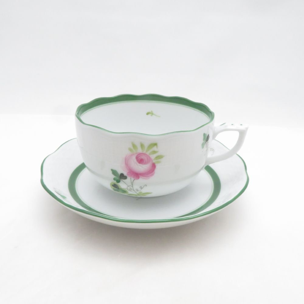 美品 Herend ヘレンド VRH ウィーンの薔薇 ティーカップ＆ソーサー 紅茶 バラ SO4273D1 8,400円