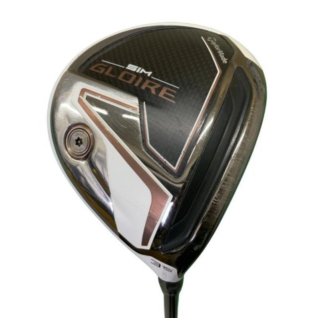 【中古】 テーラーメイド SIM GLOIRE 3W フェアウェイウッド FW AIR Speeder TM(FW) (フレックスS) メンズ 男性用 右利き 右用 Cランク ゴルフクラブ