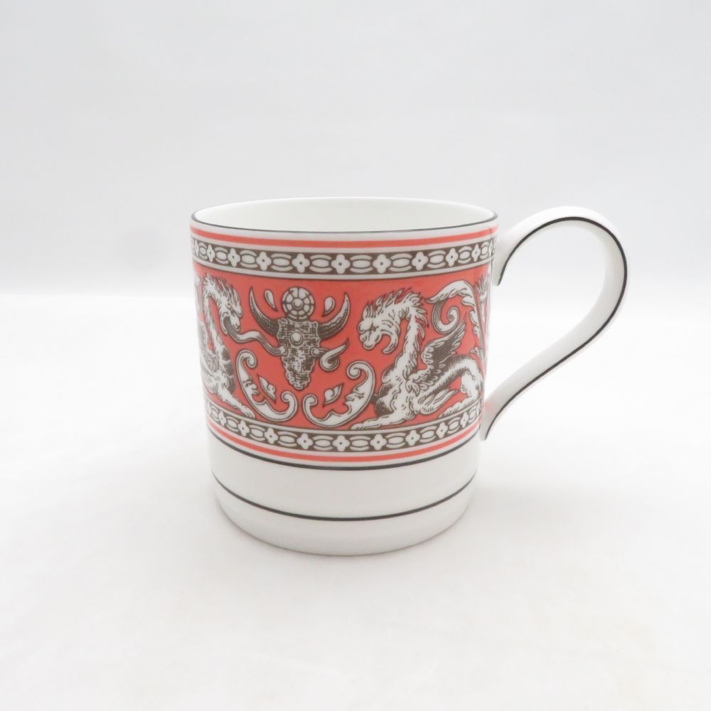 未使用 WEDGWOOD ウェッジウッド フロレンティーンサーモン マグカップ SM5746D1