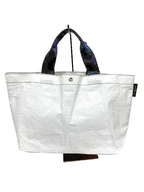 【中古】 Herve Chapelier エルベシャプリエ バッグ マルシェバッグM トートバッグ 2012PP ホワイト＿s13＿セルモアから出品＿s-0787-r13