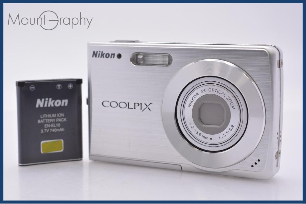 わ*に様 Nikon COOLPIX S200 デジタルカメラ 充電器・純正バッ カメラ ニコン Nikon COOLPIX S200 3x バッテリー付属 同梱無料 #my406