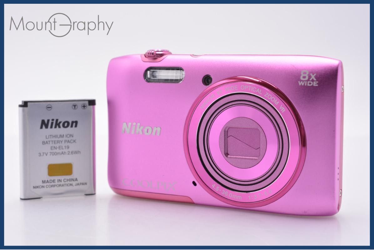 【動作保証】 ニコン Nikon COOLPIX S3600 8x バッテリー付属 同梱無料 #my423