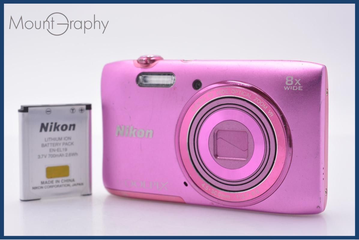 ニコン Nikon COOLPIX S3600 8x バッテリー付属 同梱無料 #my424