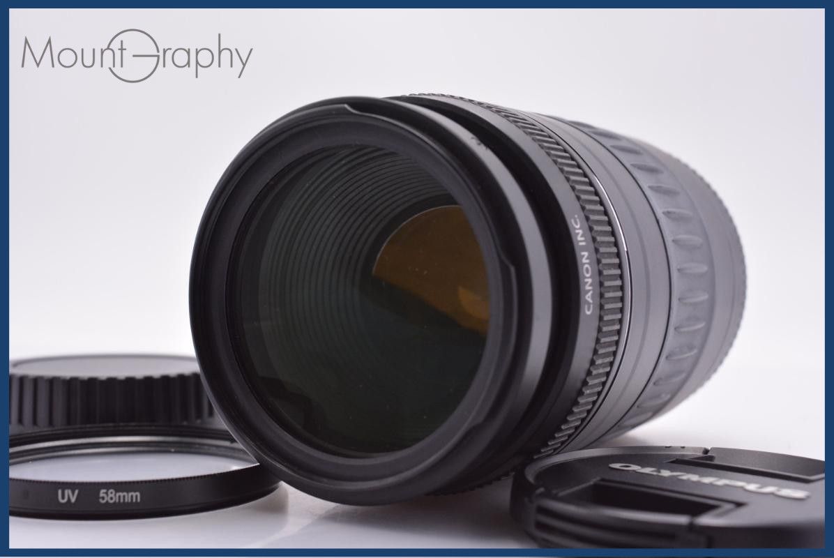 【動作保証】 キヤノン Canon EF 90-300mm F4.5-5.6 USM 前後キャップ&レンズフィルター付 同梱無料 #yk9837