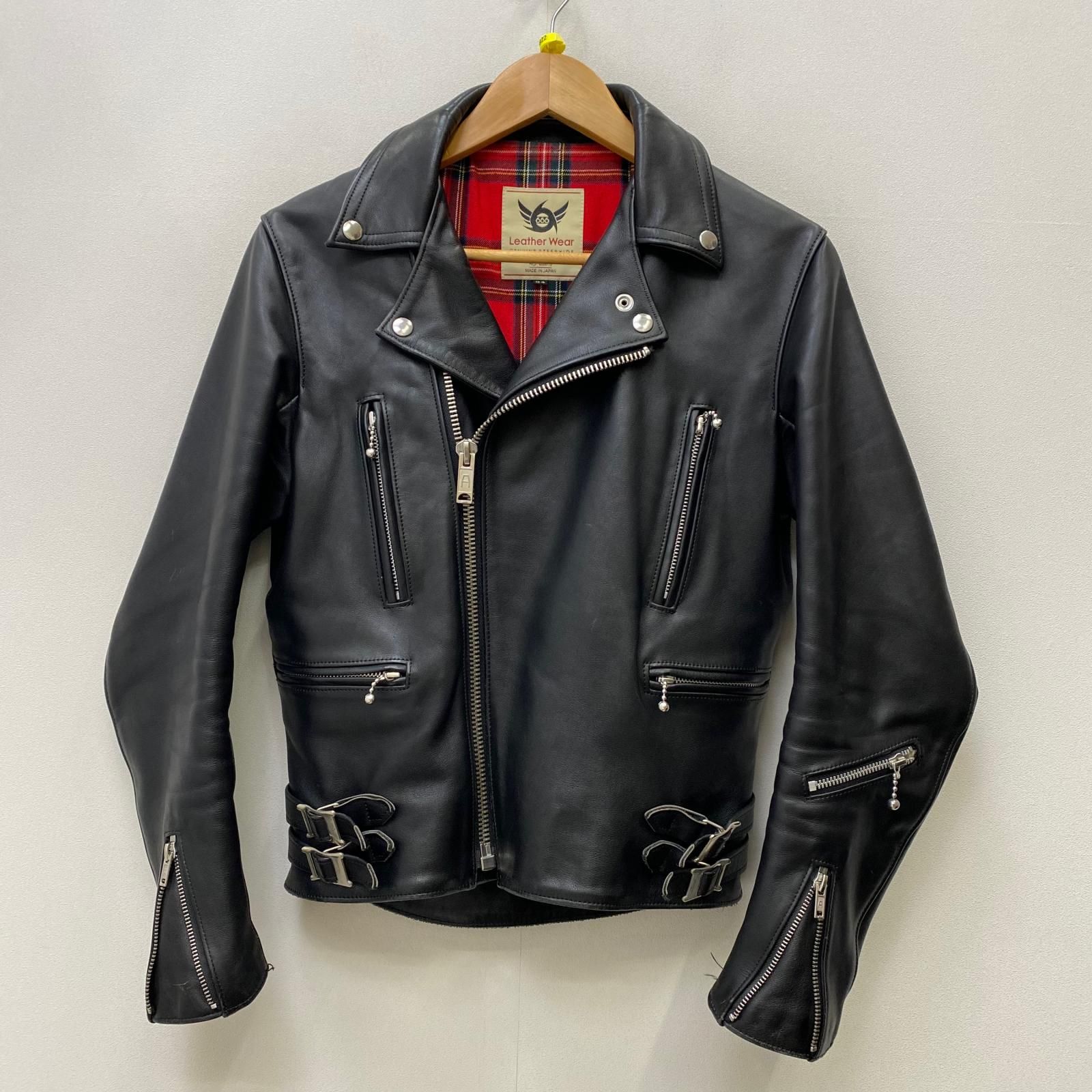 【加古川店】 中古 666 | ロクロクロク レザー double riders jacket 日本製 ブラック サイズ：34 【96】