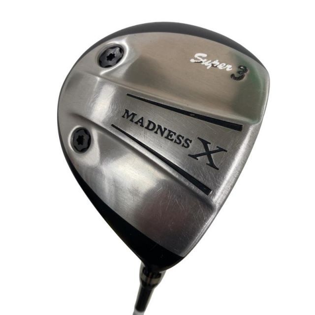 【中古】 特価メーカー MADNESS X SUPER FW 3W フェアウェイウッド FW 純正特注シャフト (フレックスR) メンズ 男性用 右利き 右用 Cランク ゴルフクラブ