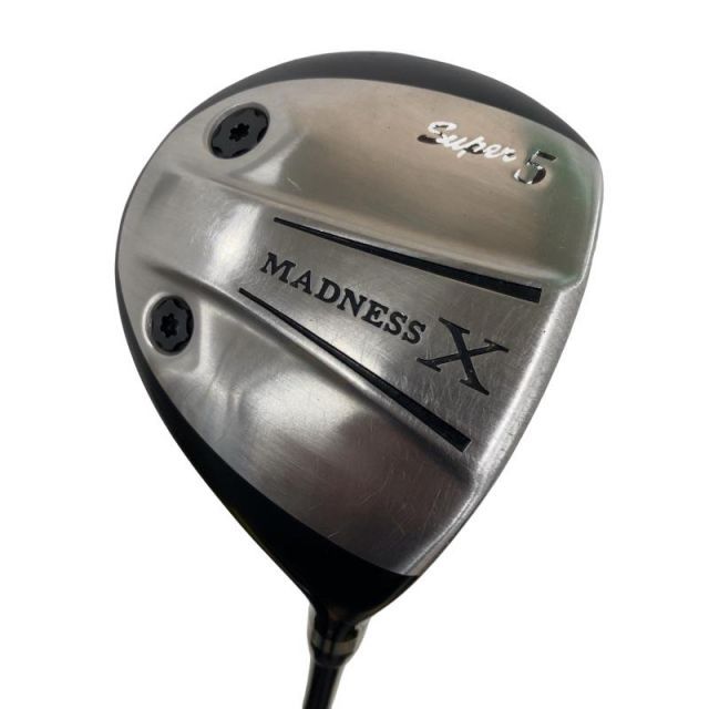 【中古】 特価メーカー MADNESS X SUPER FW 5W フェアウェイウッド FW 純正特注シャフト (フレックスR) メンズ 男性用 右利き 右用 Cランク ゴルフクラブ