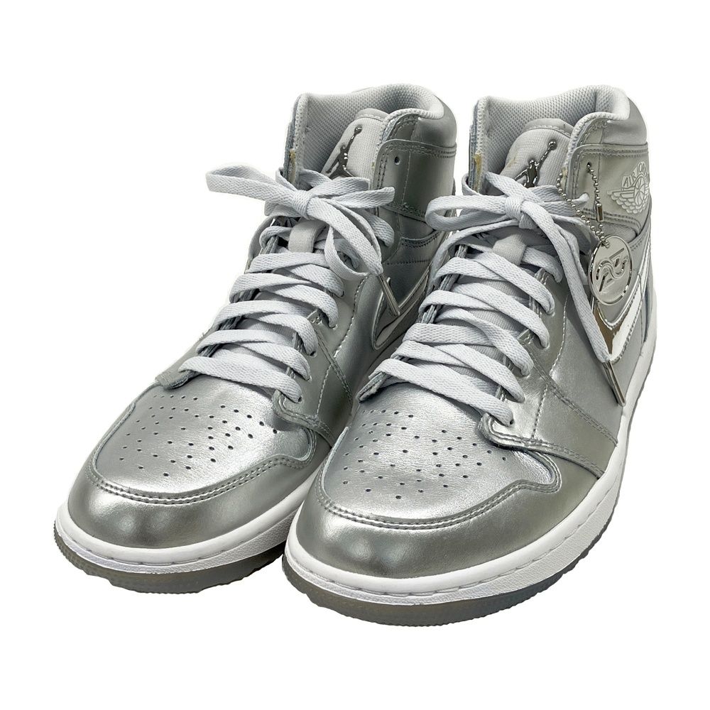 NIKE GOLF ナイキゴルフ FD6815-001 AIR JORDAN 1 HIGH GOLF NRG スパイクレスゴルフシューズ シルバー系 27.5cm [240101750865] ゴルフウェア メンズ ストスト 21,780円