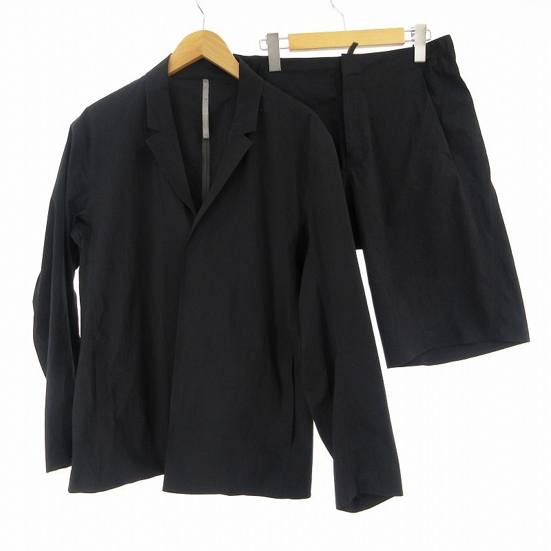 アークテリクス ヴェイランス ARC'TERYX VEILANCE セットアップ Ｍ/30 SPARE LT BLAZER Shorts スピア 3B ジャケット ブレザー ショーツ ショートパンツ X000007659 X000006045 ネイビー 紺 41,014円