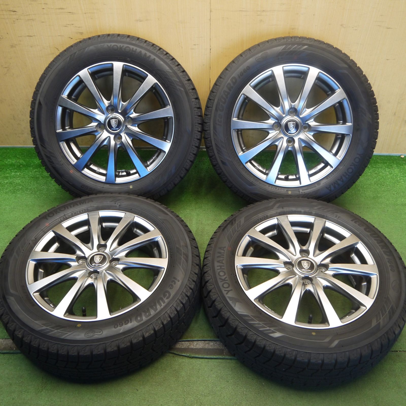 バリ溝！23年！キレイ！ほぼ10分◎スタッドレス 175/65R15 ヨコハマ アイスガード iG60 MANARAY SPORT マナレイ スポーツ 15インチ PCD100/4H◎6073106Hス 29,054円