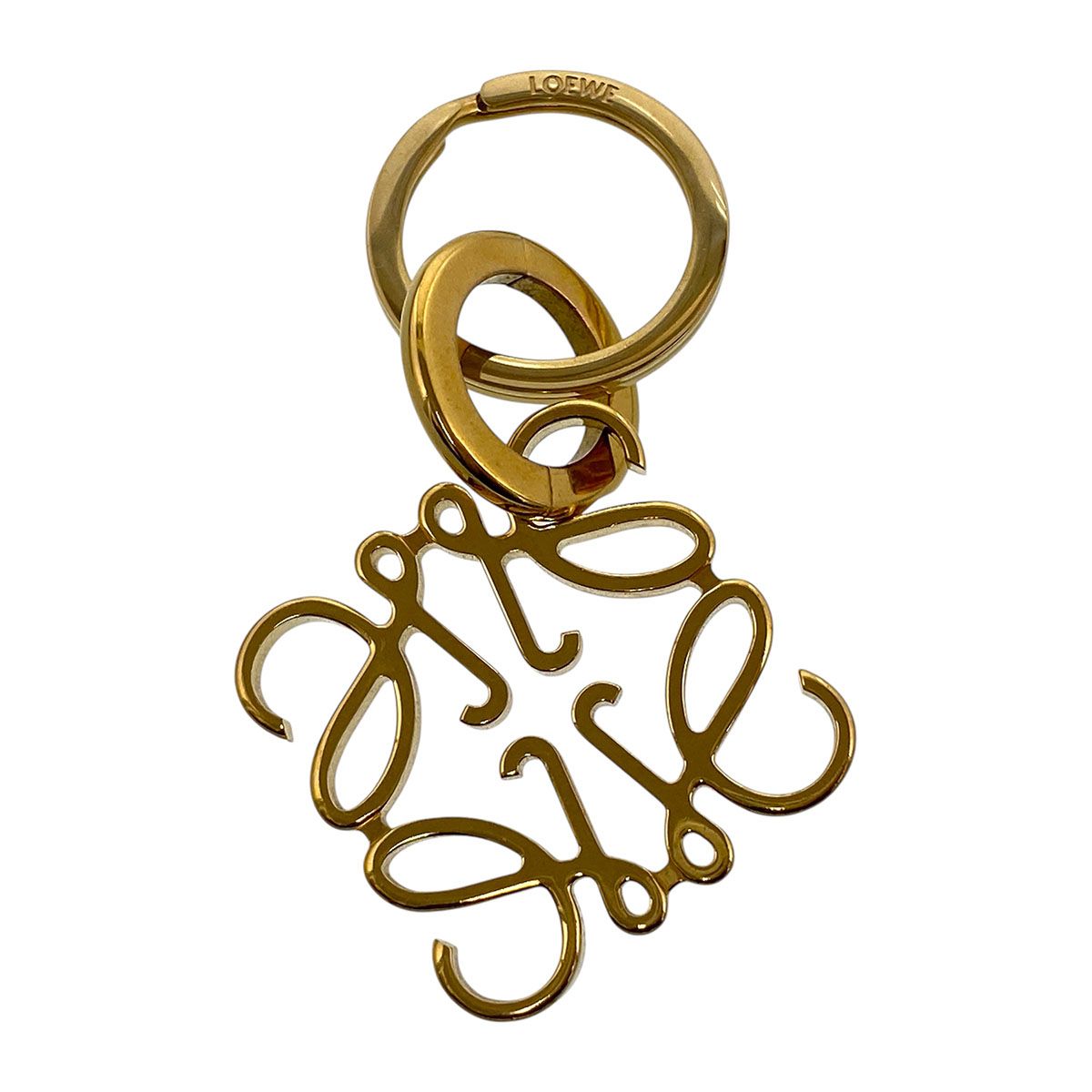 LOEWE ロエベ アナグラム キーリング キーリング 111.25.203 レディース ゴールド 中古 21,754円
