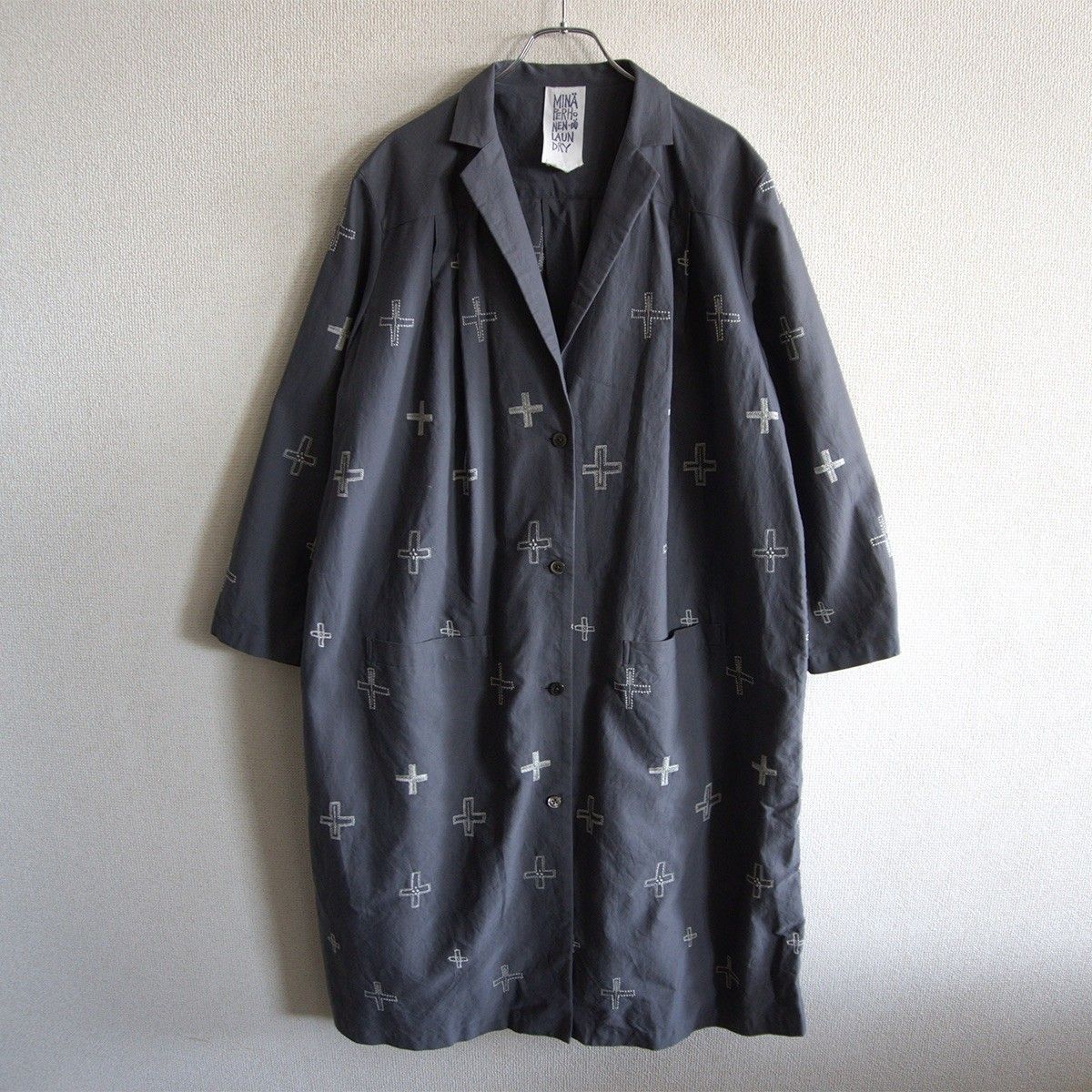 【美品】mina perhonen LAUNDRY【PLUS コート】40 ミナペルホネン 26080031 24,552円