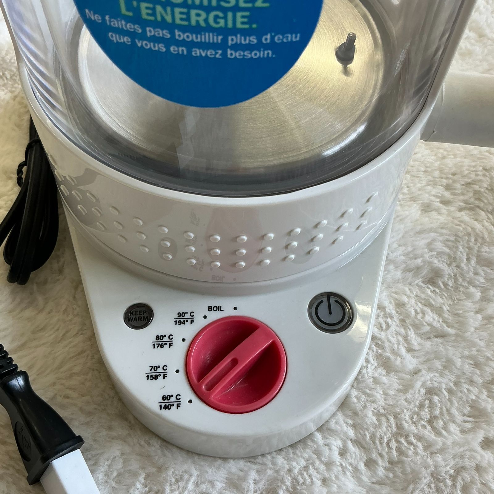 bodum ボダム 電気ケトル 11659-913JP オフホワイト - メルカリ