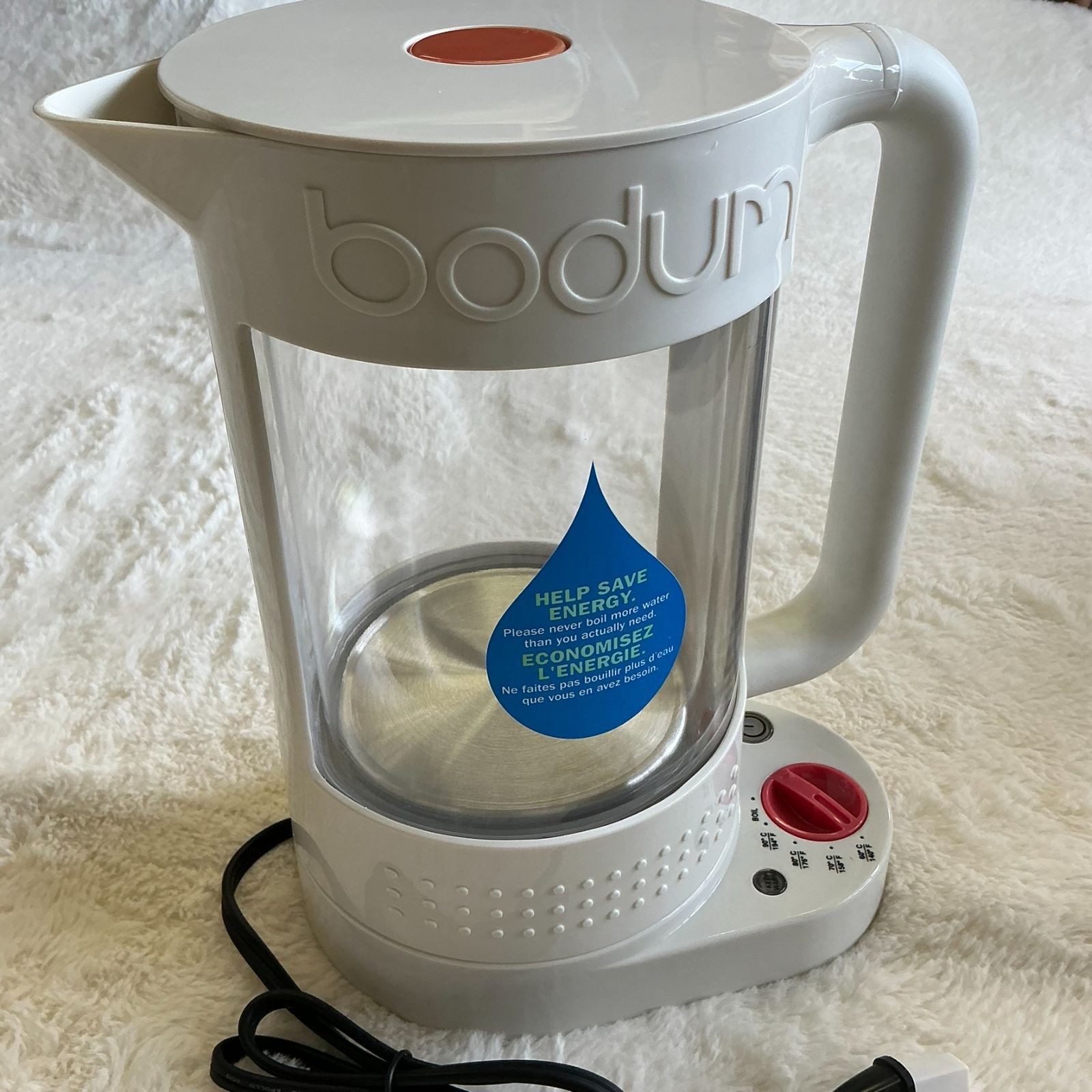 bodum ボダム 電気ケトル 11659-913JP オフホワイト - メルカリ