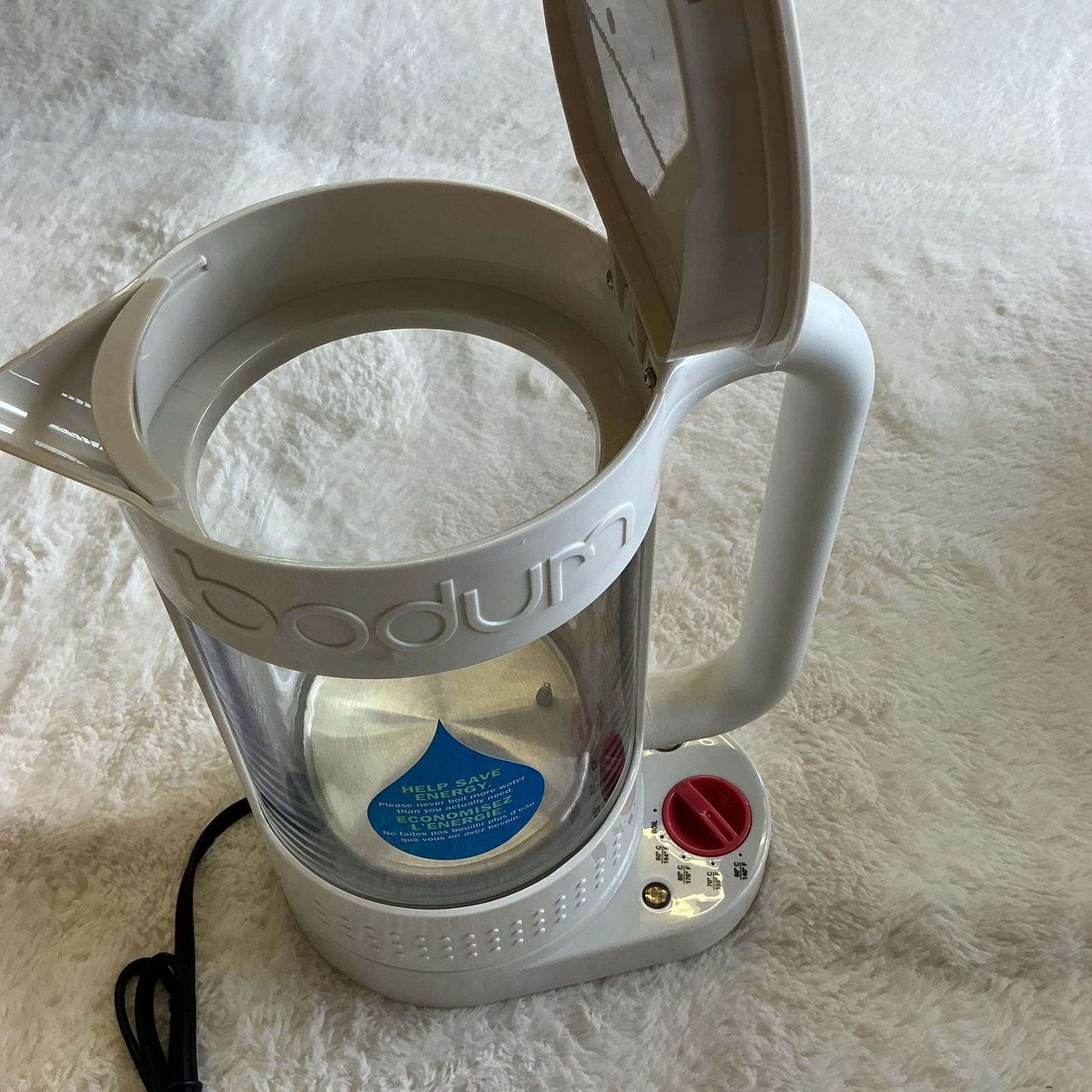 bodum ボダム 電気ケトル 11659-913JP オフホワイト - メルカリ
