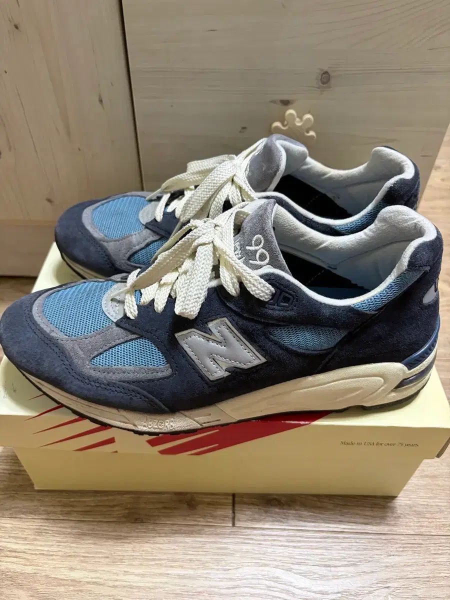 ニューバランス 990v2 ネイビー キャッスルロック 275 12,300円