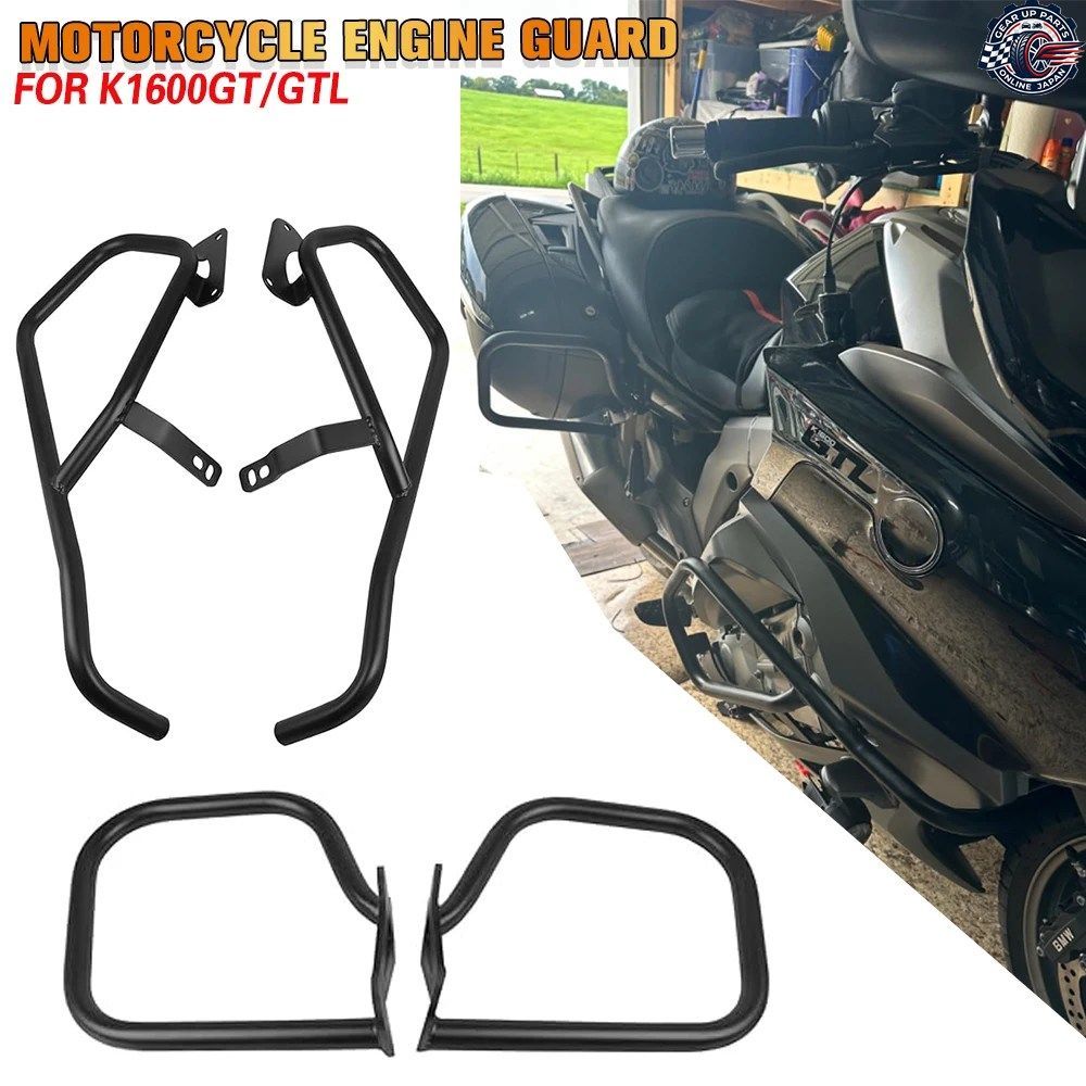 BMW K1600GT K1600 GT/GTL 2010-2026 ハイウェイクラッシュバー エンジンガード サドルバッグ サイドボックス プロテクションバンパー スタ 27,157円