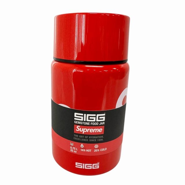シュプリーム SUPREME 21AW SIGG シグ 0.75L Food Jar Red ロゴ フード スープ ジャー 赤 レッド ブランド古着ベクトル 中古☆AA★▲260804