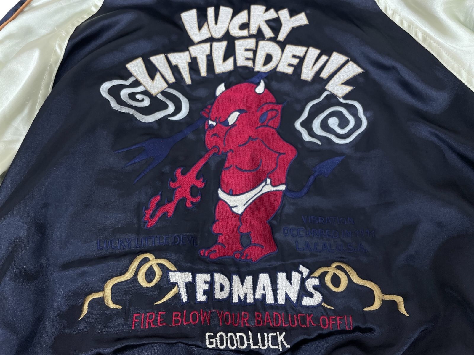 TEDCOMPANY TEDMAN テッドマン リバーシブルスカジャン 刺繍 40