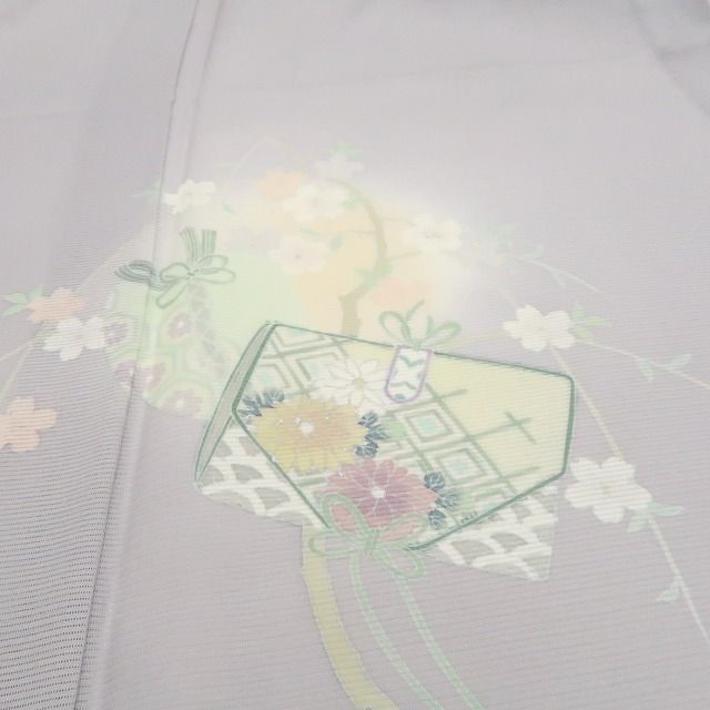 新品・夏訪問着】絽 東急謹製 夏着物 正絹 仕付け糸付 tomihisa”柔らか