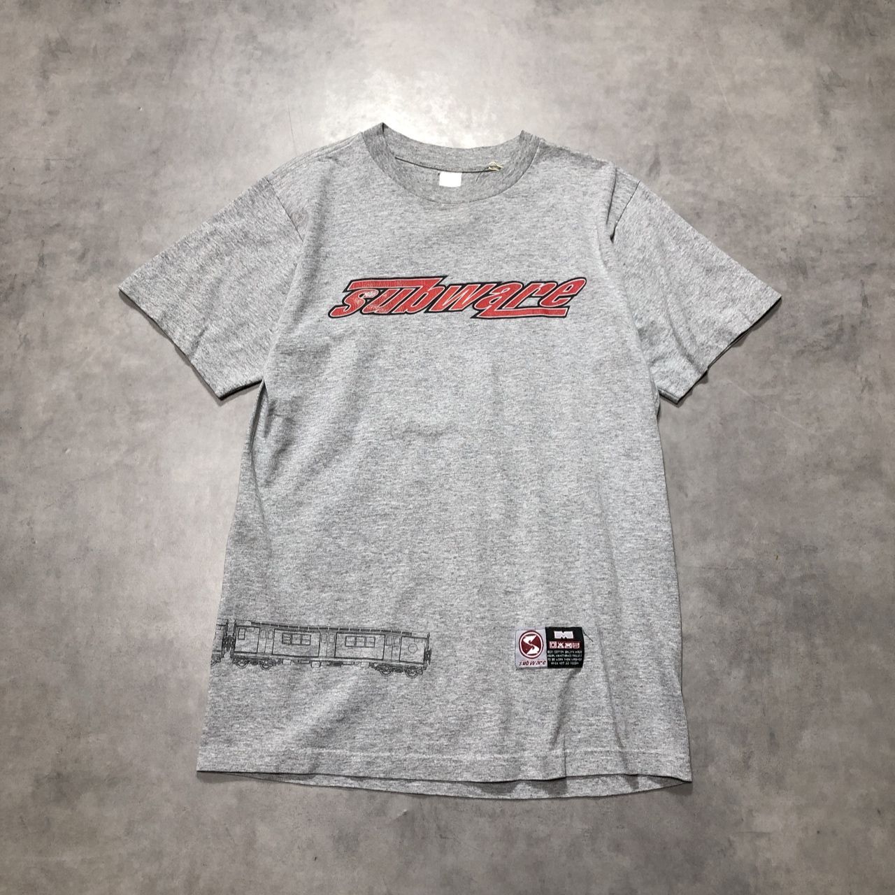 GQ6348◇subware : 90s‐00s Tシャツ◇M◇グレー系 サブウェア 裏原 archive 半袖 7,980円
